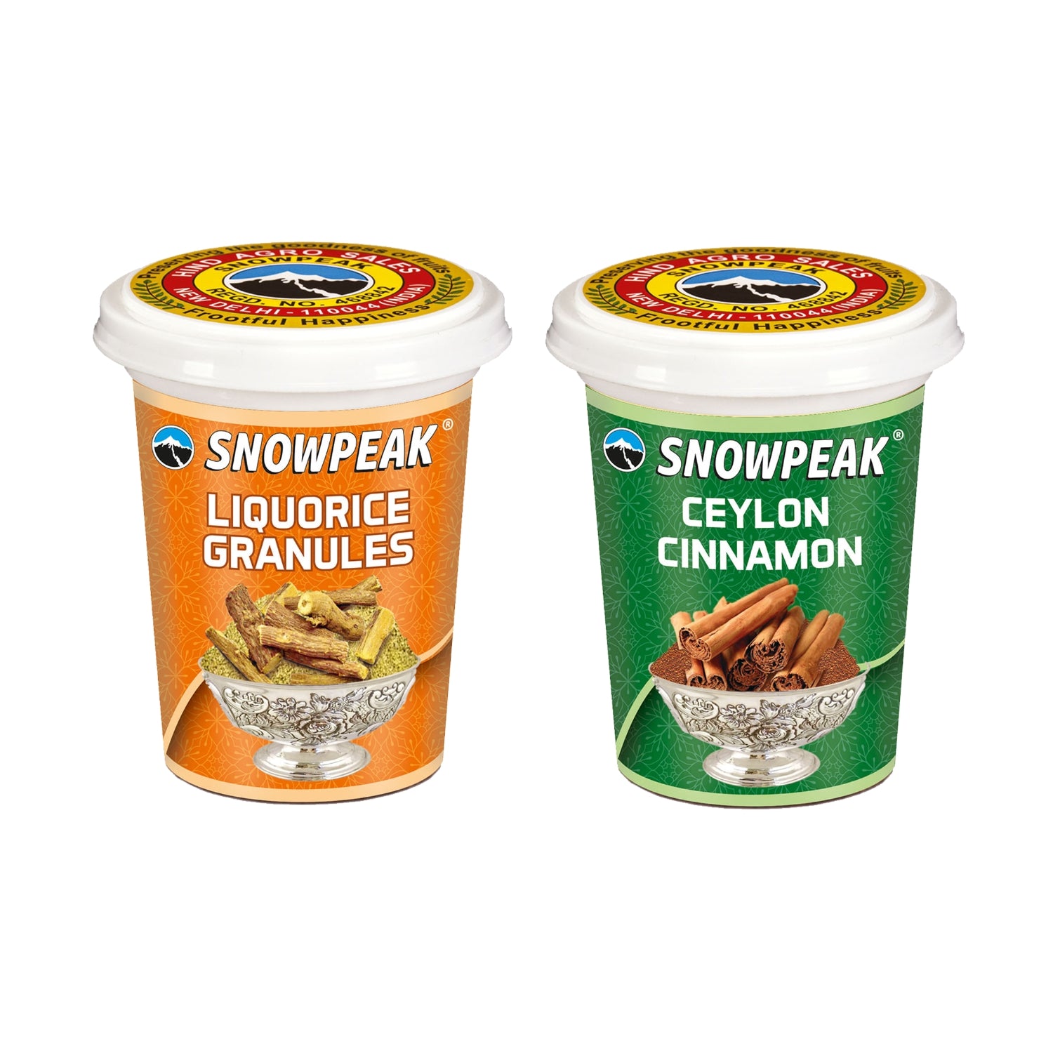 Snowpeak Combo of Liquorice (Mulethi) Granules (50g) and Ceylon Cinnamon (40g)