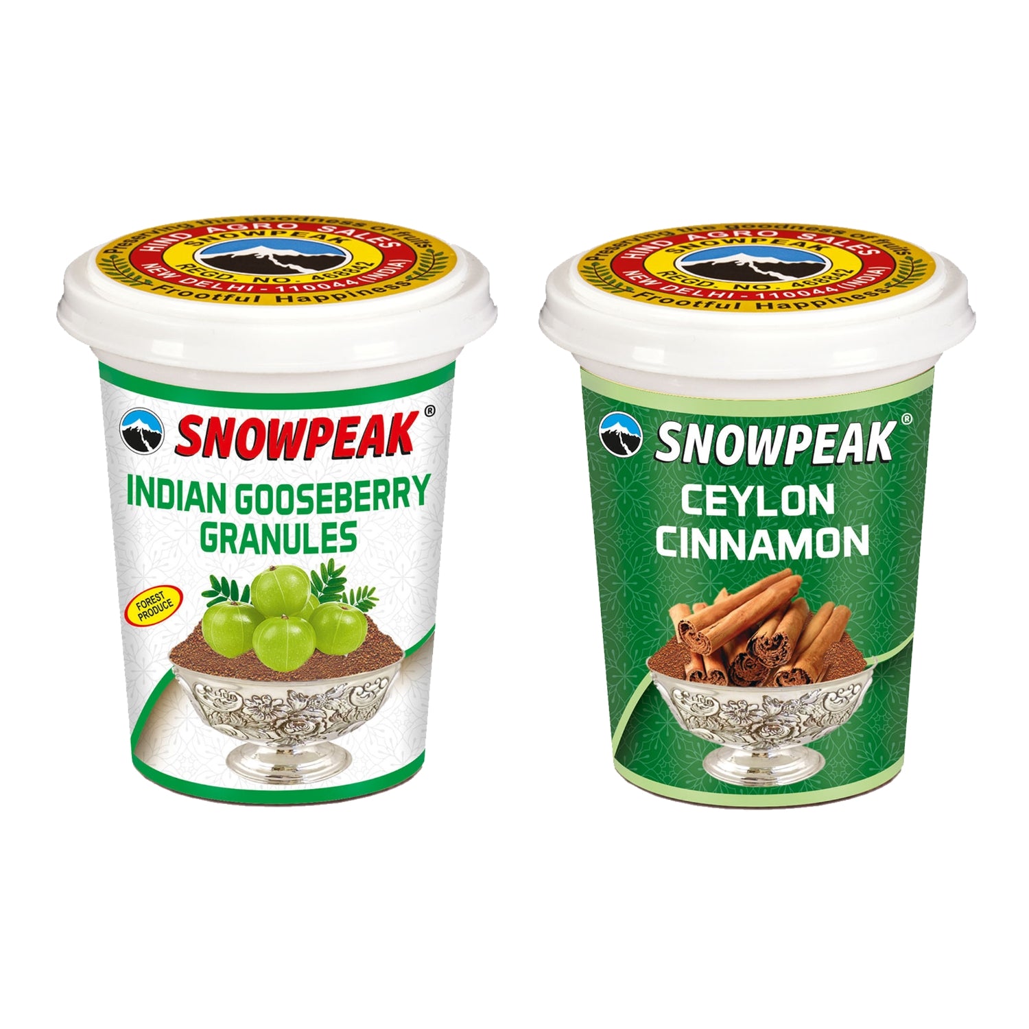 Snowpeak Combo of Amla Granules (50g) & Ceylon Cinnamon (40g)