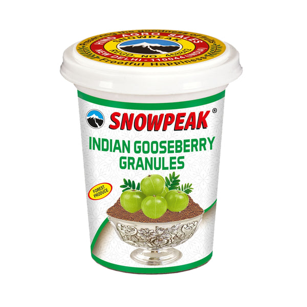 Snowpeak Indian Gooseberry (Amla) Granules – Combo Pack of 2 | For Hair Care, Eye Health & Daily Wellness | Rich in Vitamin C | Pure & Natural