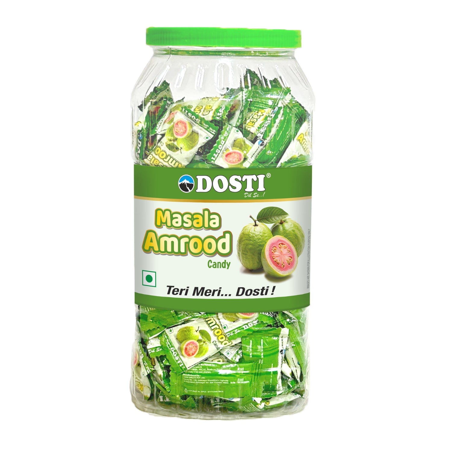 Dosti Masala Amrood Candy – 180 Pieces per Jar | Pack of 2