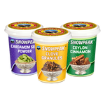 Snowpeak Combo of Cardamom Powder (50g), Clove Granules (50g) & Ceylon Cinnamon (40g)