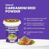 Snowpeak Cardamom Seed Powder (50g) | Pure Elaichi Seed Powder | Only Seeds, No Husk | Aromatic & Natural