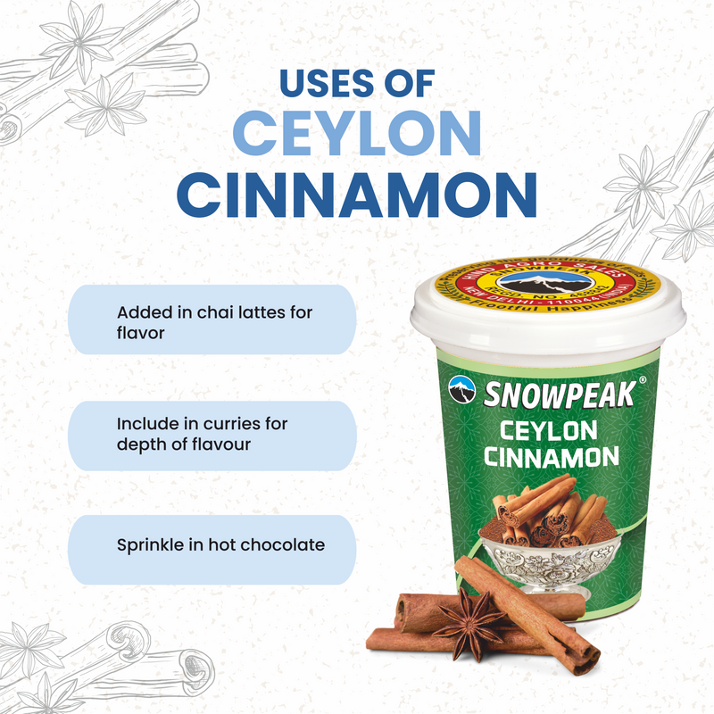 Snowpeak Combo of Ceylon Cinnamon (2 X 20g)