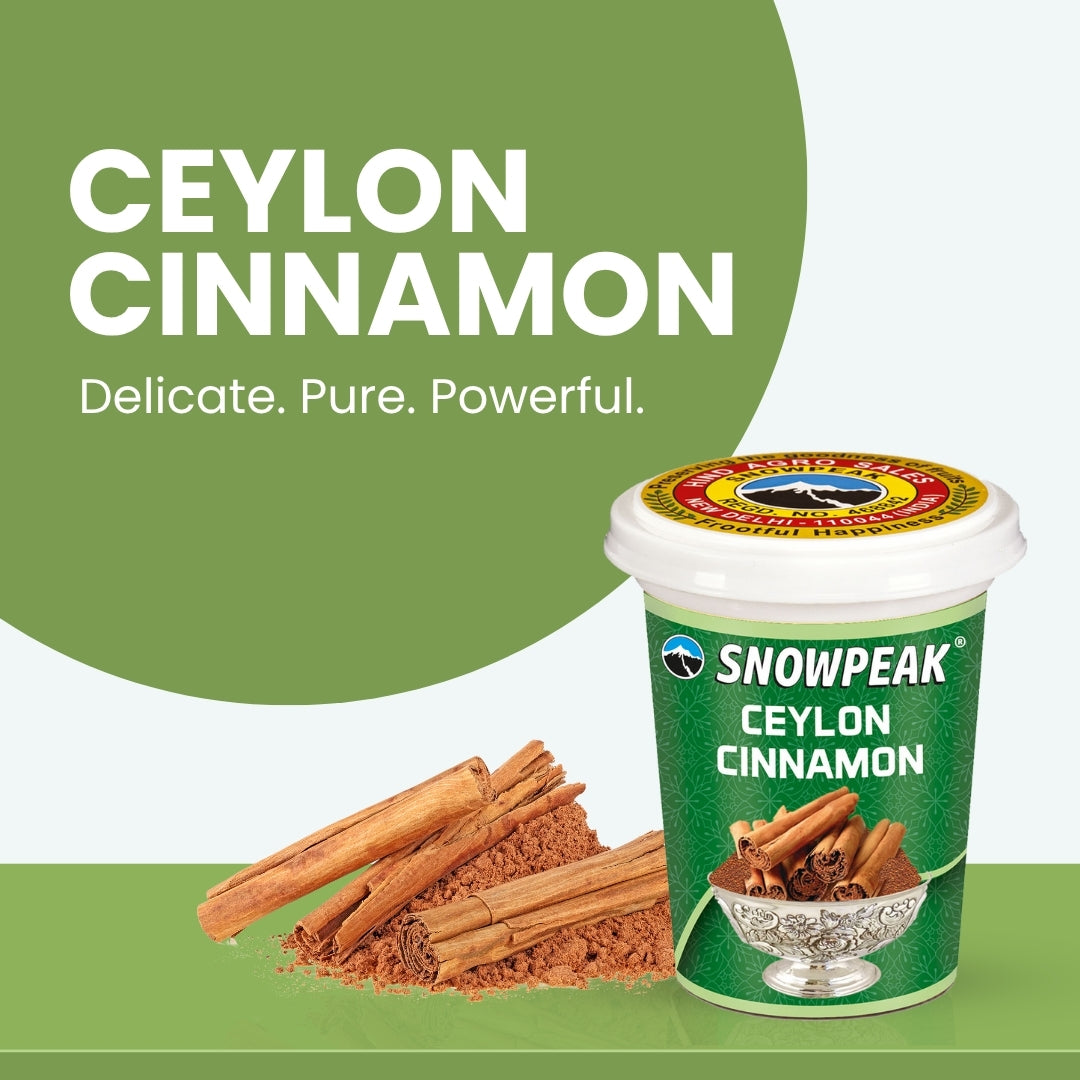 Snowpeak Ceylon Cinnamon Powder – Combo Pack of 2