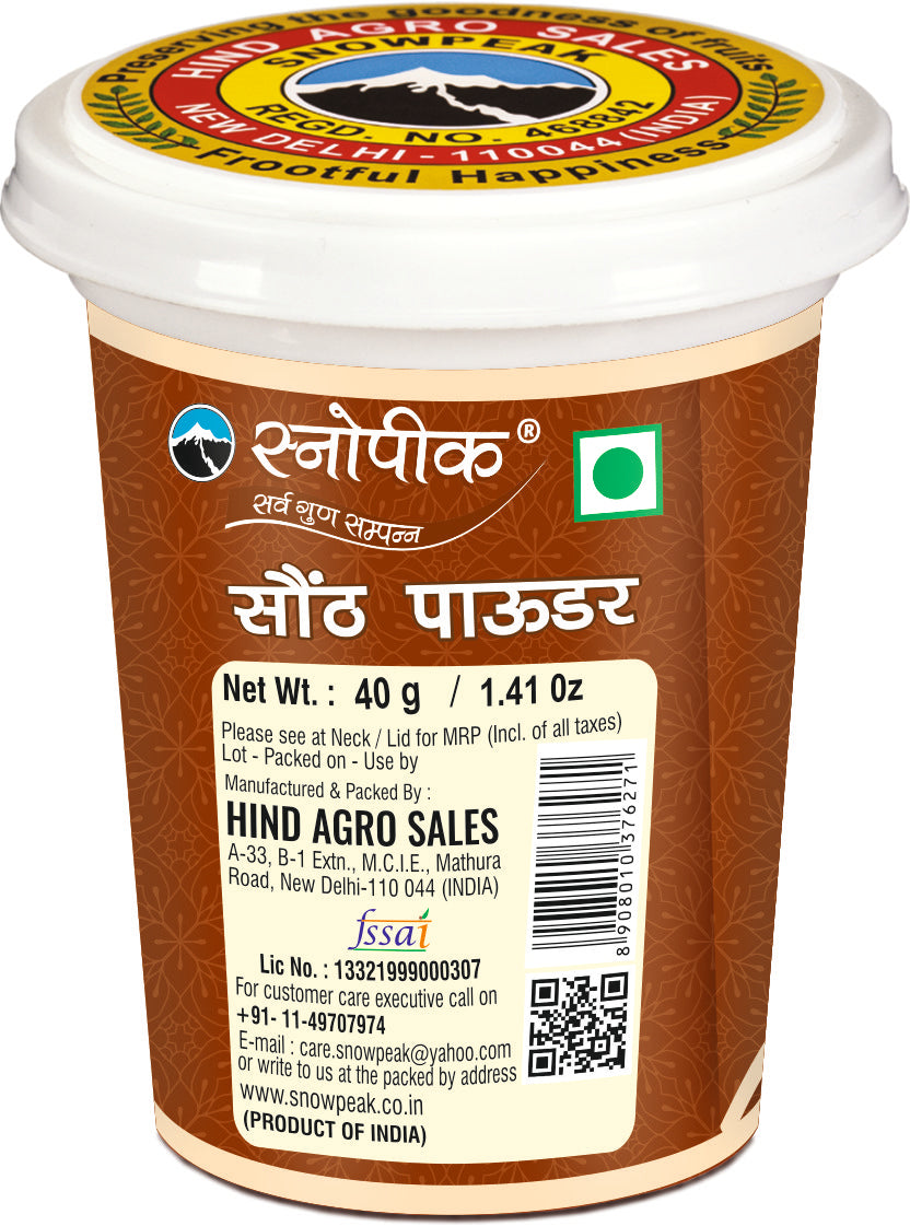 Snowpeak Spices Combo of Cardamom Powder (50g), Clove Granules (50g), Ginger Powder (40 g) & Ceylon Cinnamon (40g)