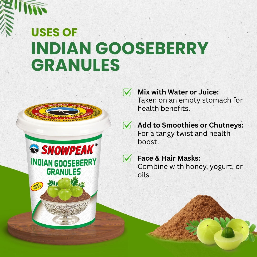 Snowpeak Indian Gooseberry Granules – Combo Pack of 2 (Amla)