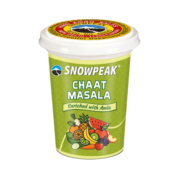 "Snowpeak Chaat Masala 100g pack of 3 with amla enriched spice blend