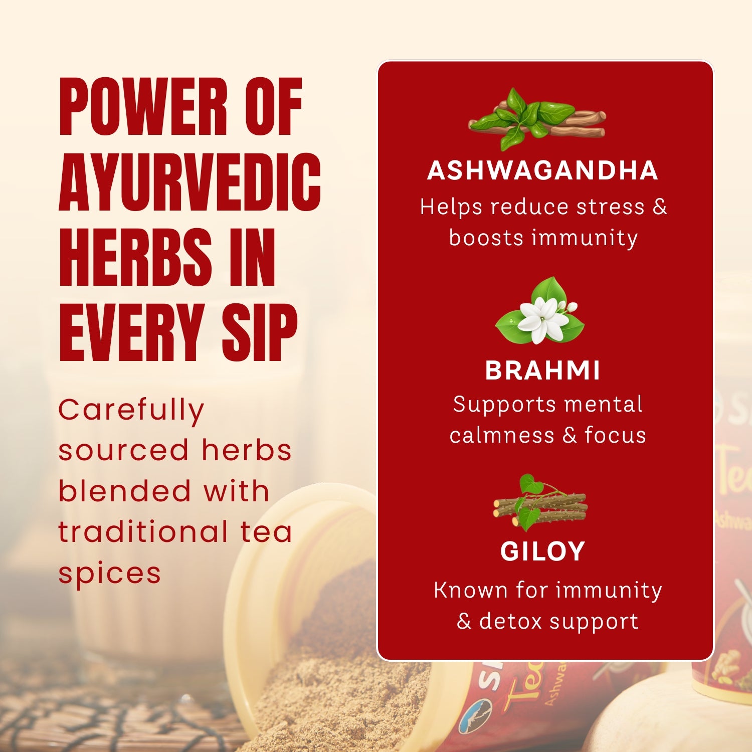 Snowpeak Chaat Masala 100g (1 Pc) & Chai Masala 50g (2 Pcs) | Authentic Indian Spice Combo for Snacks & Tea