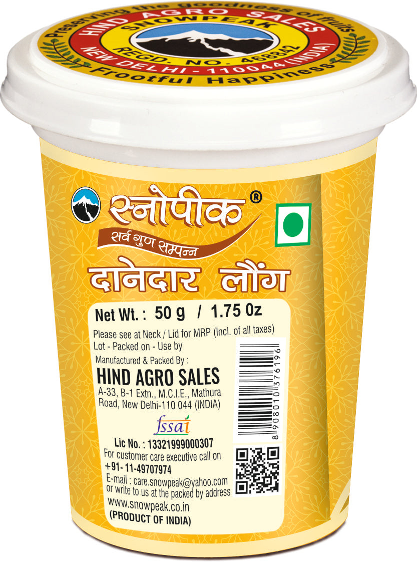 Snowpeak Spices Combo of Cardamom Powder (50g), Clove Granules (50g), Ginger Powder (40 g) & Ceylon Cinnamon (40g)