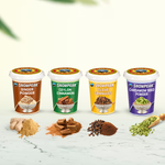 Snowpeak Spices Combo of Cardamom Powder (50g), Clove Granules (50g), Ginger Powder (40 g) & Ceylon Cinnamon (40g)