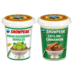 Snowpeak Combo of Amla Granules (50g) & Ceylon Cinnamon (40g)