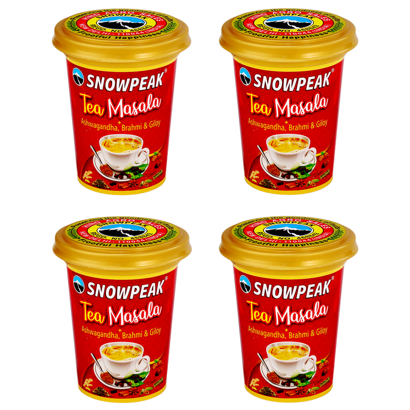 Snowpeak Chai Masala/ Aromatic Tea Masala Powder with 100% Natural Spices (4 X 50g)