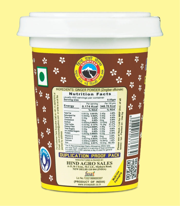 Snowpeak Spices Combo of Cardamom Powder (25g), Clove Granules (25g), Ginger Powder (20g) & Ceylon Cinnamon (20g)