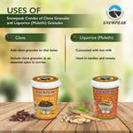 Snowpeak Combo of Liquorice (Mulethi) and Clove Granules (2 X 50g)