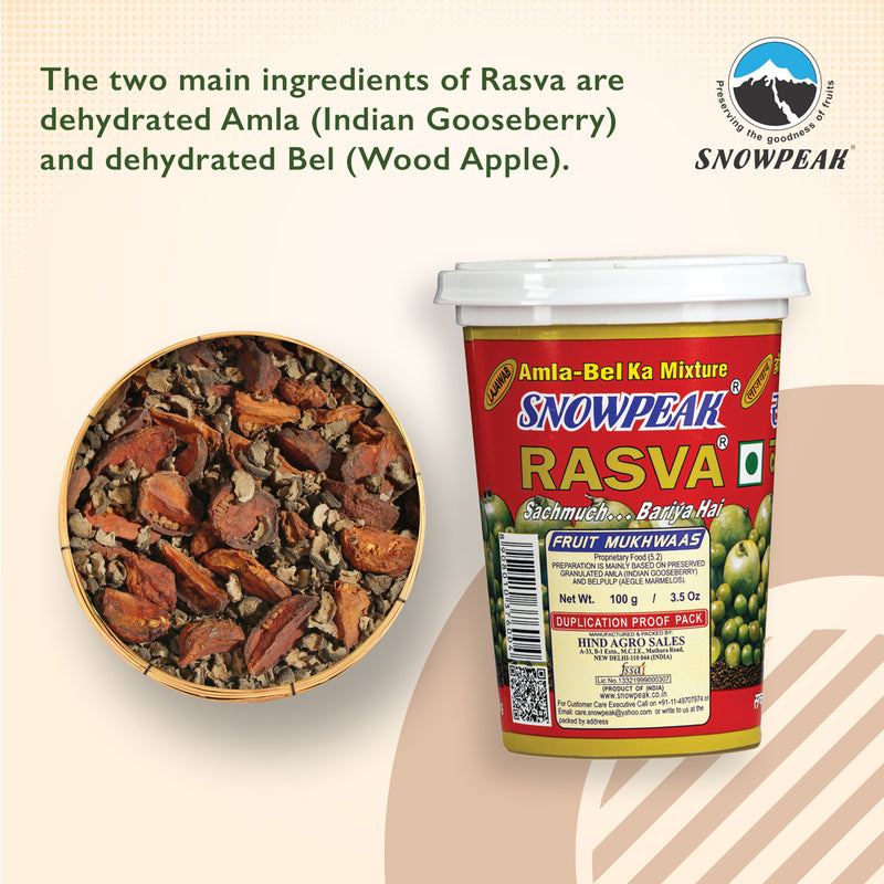 Snowpeak Rasva (Amla-Bel Ka Mixture) (100g)