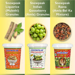 Snowpeak Combo of Rasva, Liquorice (Mulethi) & Amla Granules (3 X 50g)