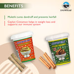 Snowpeak Combo of Liquorice (Mulethi) Granules (50g) and Ceylon Cinnamon (40g)