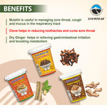 Snowpeak Winter Combo of Liquorice (Mulethi) Granules (50g), Clove Granules (50g) & Ginger Powder (50g)