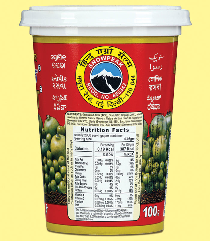 Snowpeak Rasva (Amla-Bel Ka Mixture) (100g)