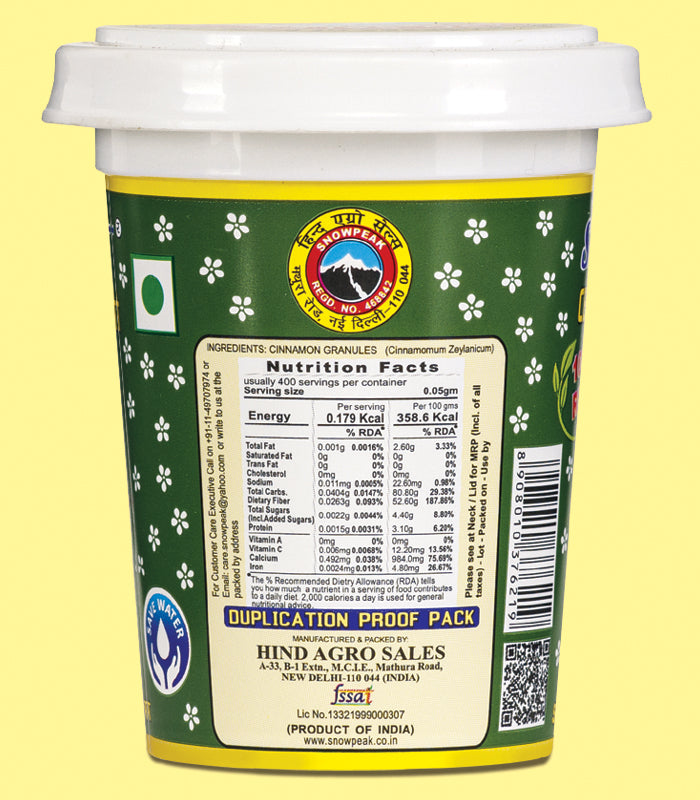 Snowpeak Combo of Clove Granules (25g), Ceylon Cinnamon (20g) & Liquorice (Mulethi) Granules (25g)